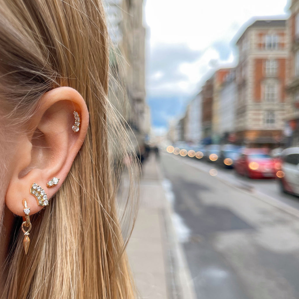 OLYMPIA, Herakles arch Stud, Gold