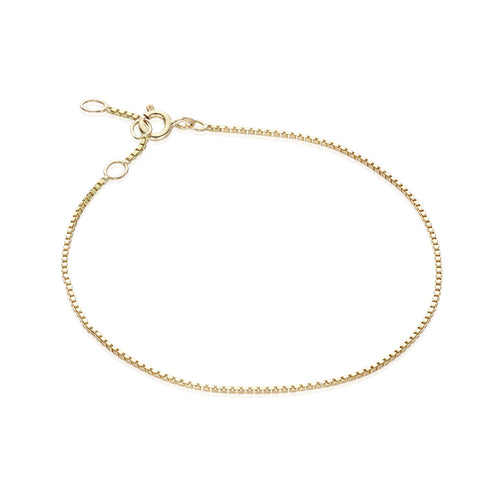 BASIC, Box Bracelet, 18k Gold
