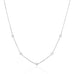 RIO, Hymn Necklace, White/White