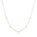 RIO, Hymn Necklace, Gold/White