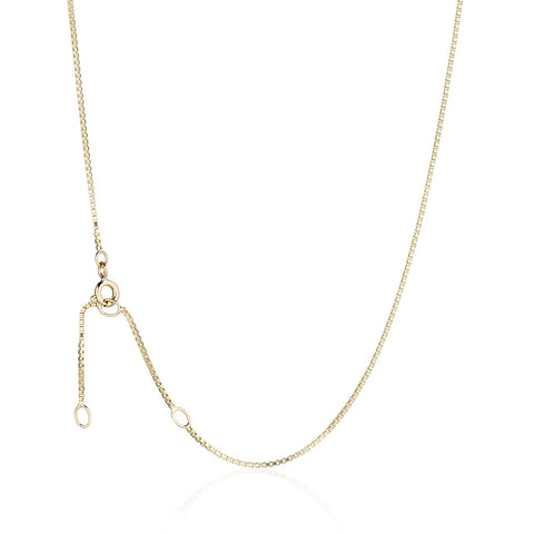 BASIC, Box Necklace, 18k Gold