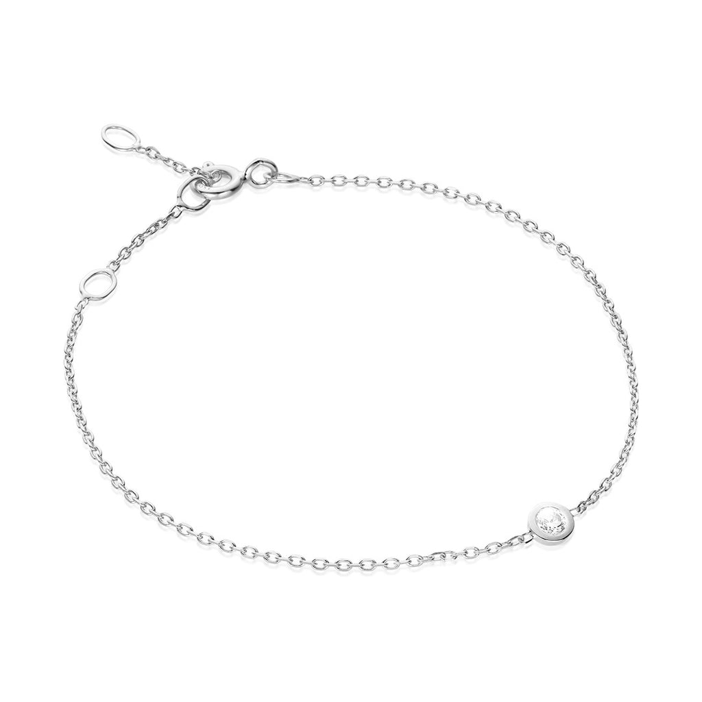 RIO, Motion Large Bracelet, White/White