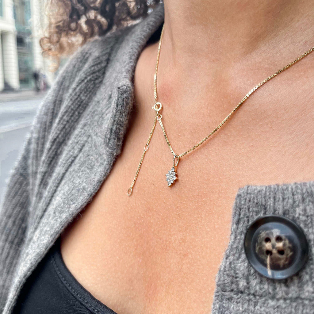 BASIC, Box Necklace, 18k Gold