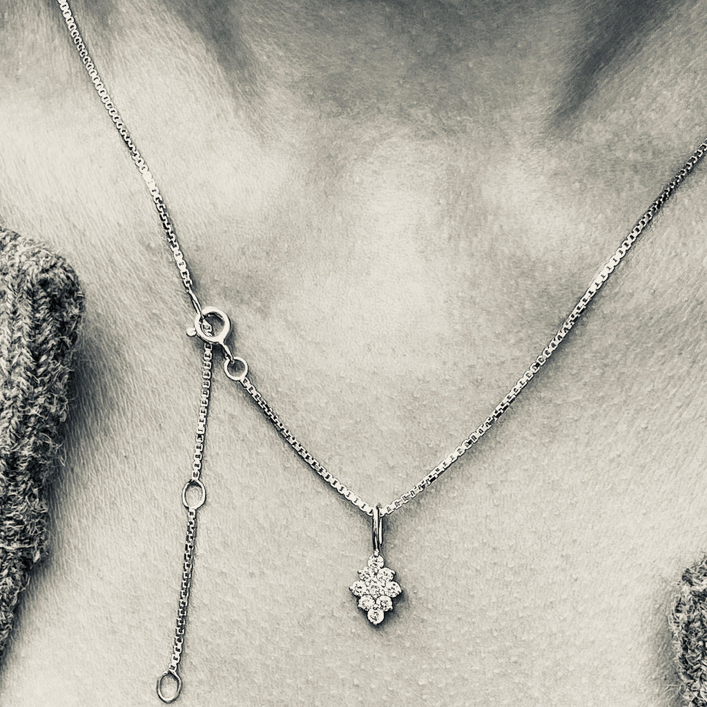 BASIC, Box Necklace, 18k Gold