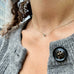 RIO, Motion Large Necklace, Gold/White