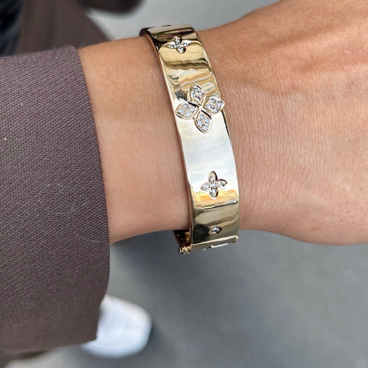 CLOVER CPH, Clover Bangle, Gold