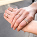 ALIGNED, 1/3-Line Ultra Light Ring, Gold/White