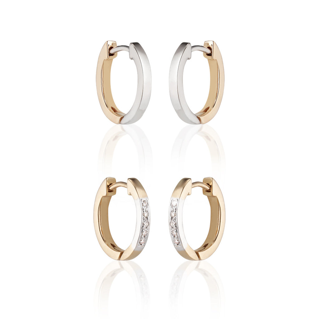 ALASKA, Nome Huggies, 2-tone/Diamonds