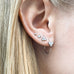 OLYMPIA, Artemis Tiny Stud 0,03ct, White/White