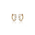 OLYMPIA, Hermes huggies 9mm 0,44ct, Gold/White