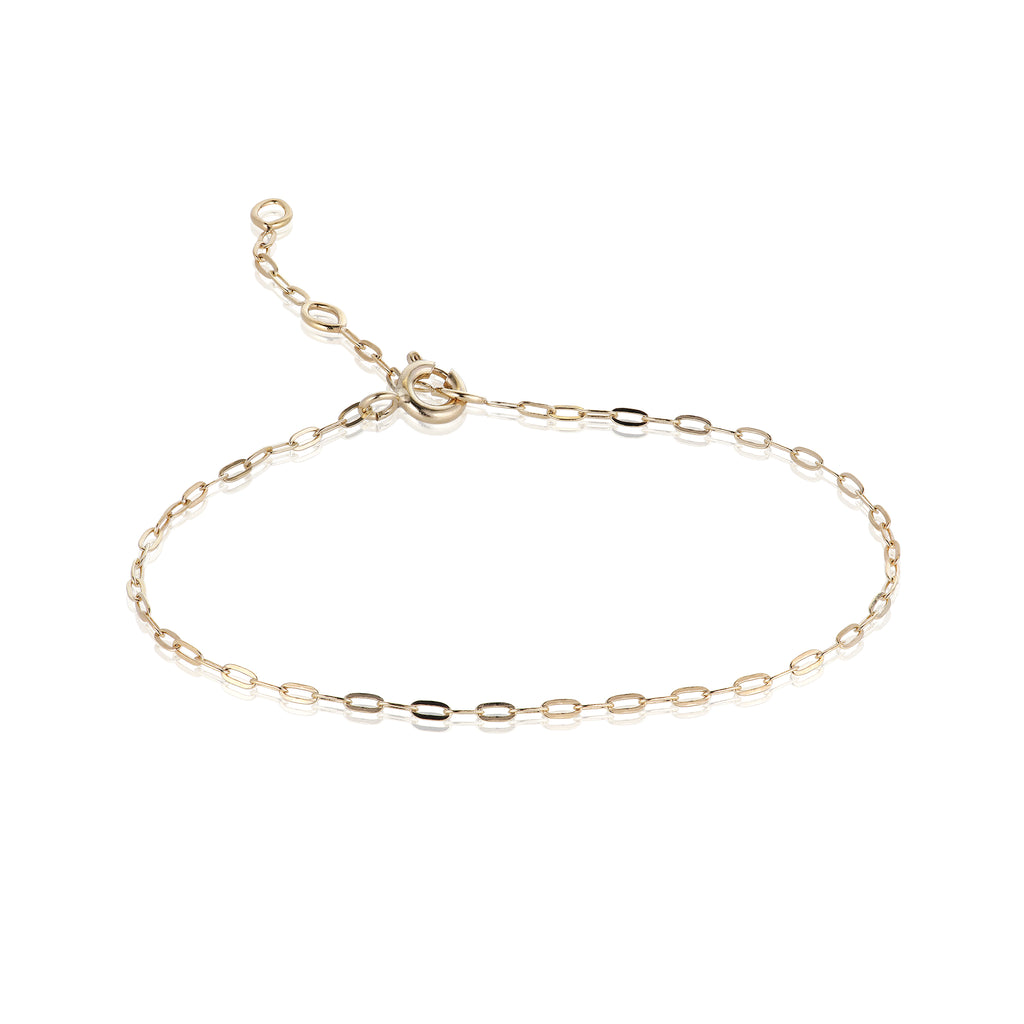 BASIC, Sèvre facetted Bracelet, Gold 9k