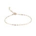 BASIC, Sèvre facetted Bracelet, Gold 9k