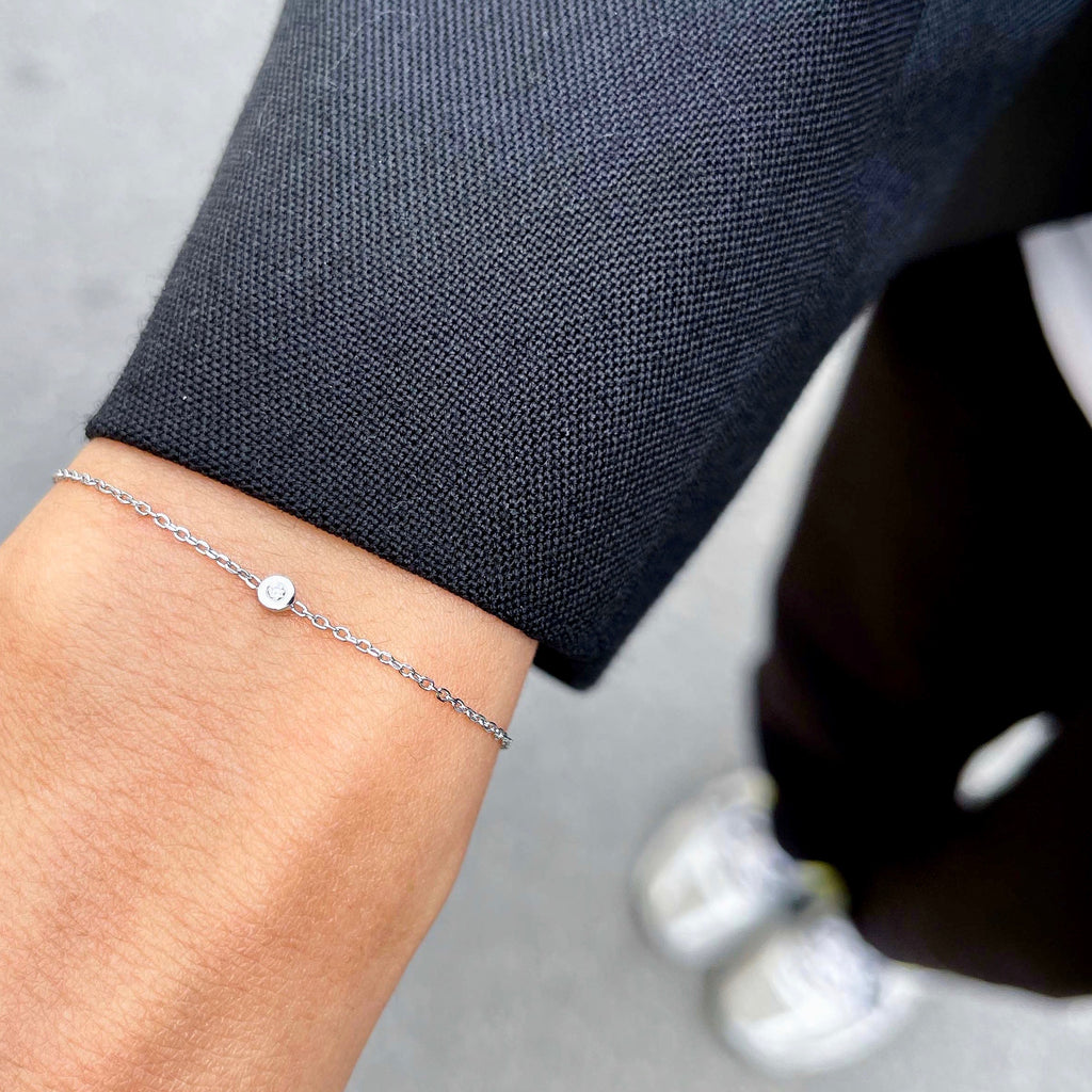 RIO, Move Bracelet, White/White diamonds