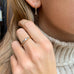 Aligned, 5-stone 0,56 ct Ring, Gold/Champagne