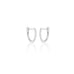ALIGNED, Huggies mini 9/10mm 0,058ct, White/White