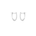 ALIGNED, Huggies 12/9mm 0,07ct, White/White