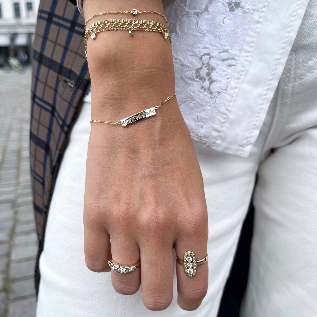 OLYMPIA, Athene Horisontal Ring, Gold