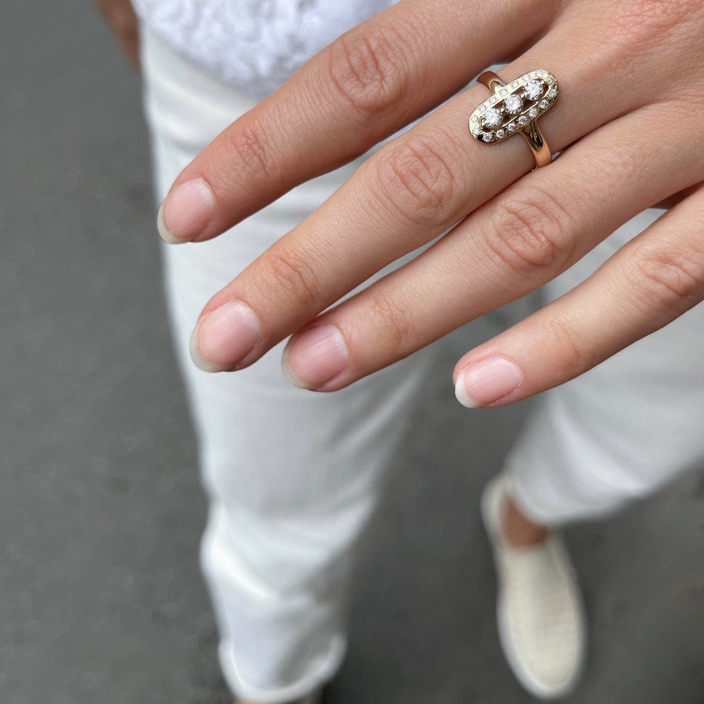 OLYMPIA, Athene Horisontal Ring, Gold