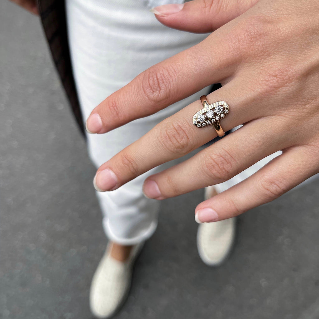 OLYMPIA, Athene Horisontal Ring, Gold
