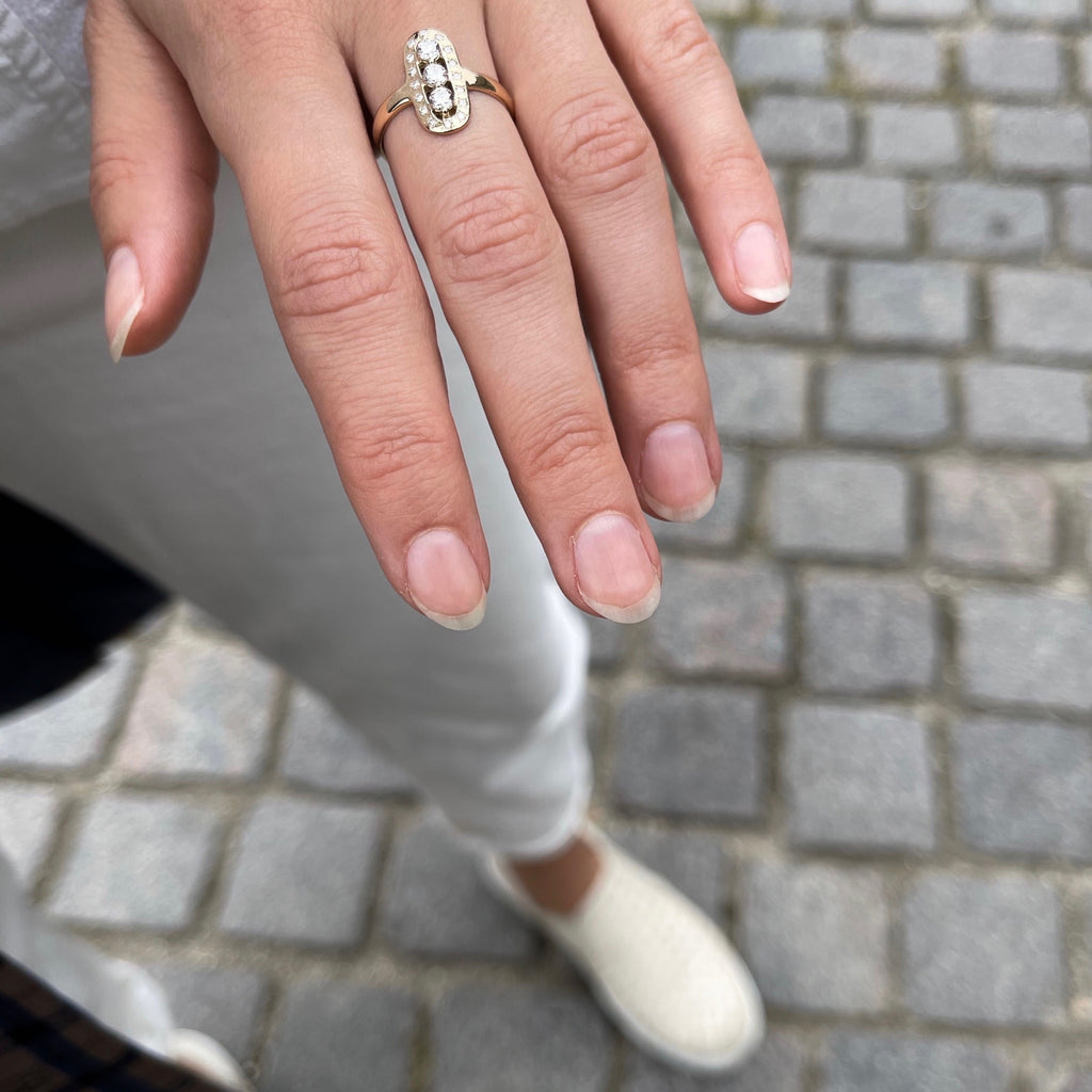 OLYMPIA, Athene Horisontal Ring, Gold