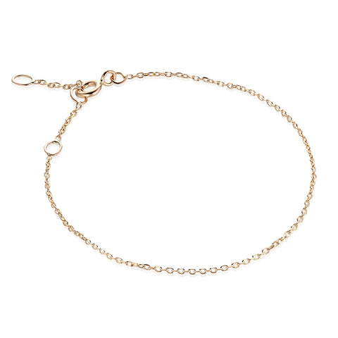 BASIC, Facetted Bracelet, Gold 18k