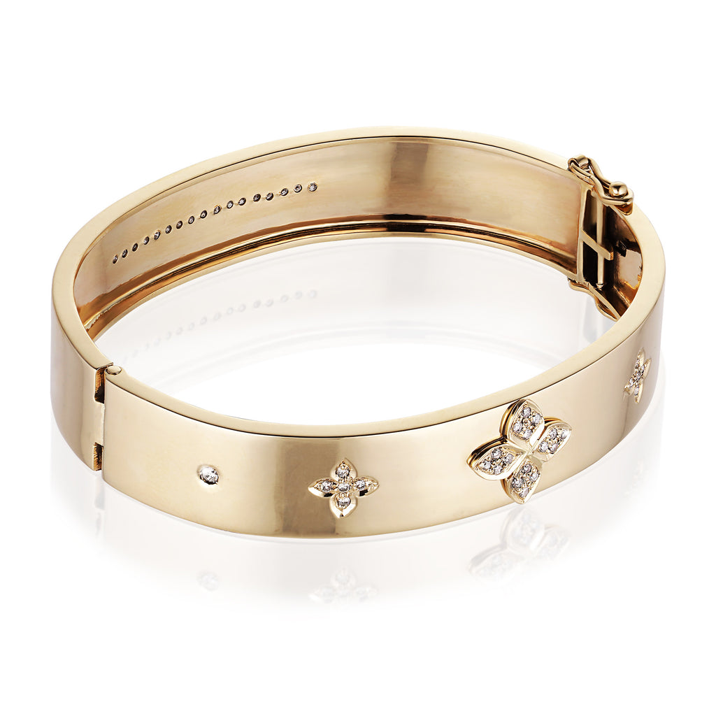 CLOVER CPH, Clover Bangle, Gold