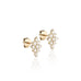 OLYMPIA, Dianysos studs, Gold/White