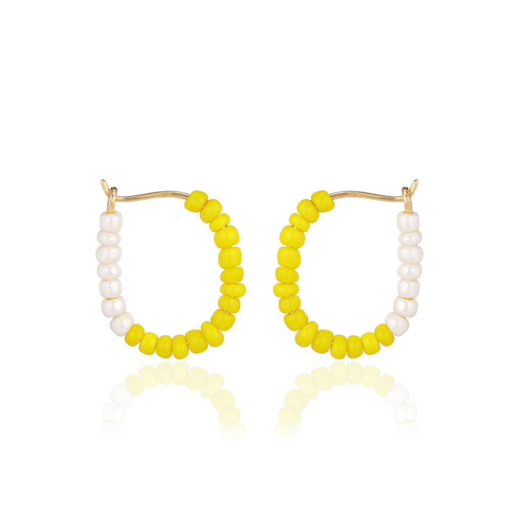 SANTORINI, Vlychada Hoops, Yellow-White/Golden