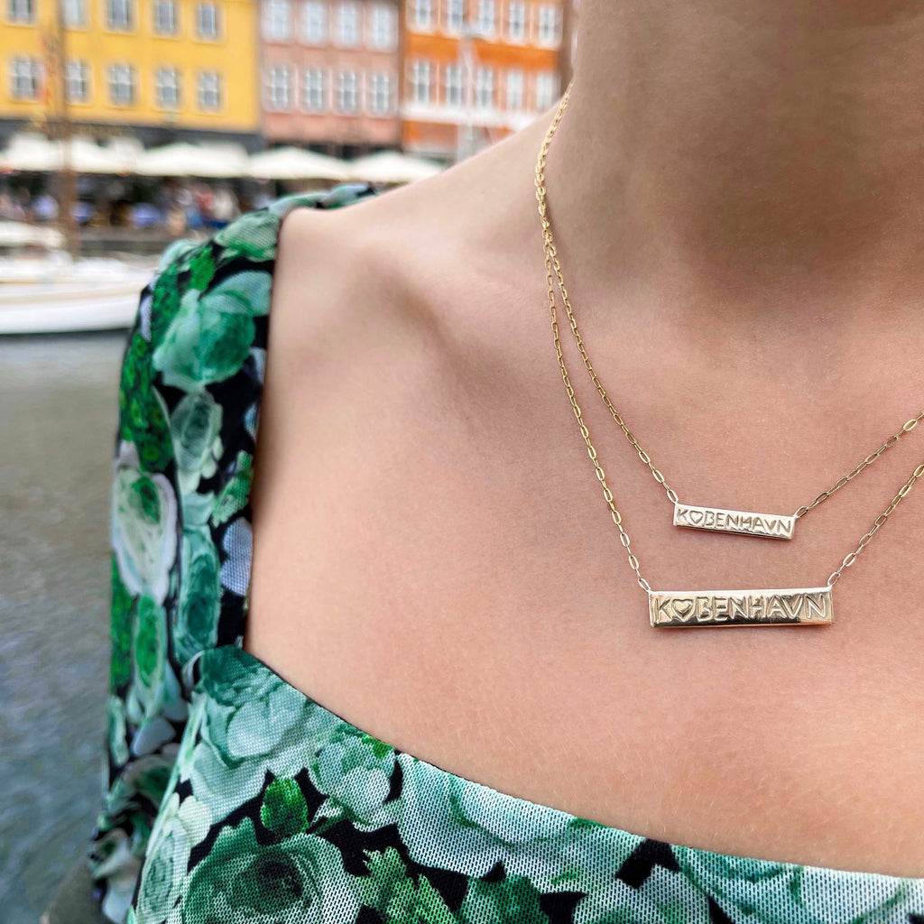 KØBENHAVN, København large Necklace, 9K