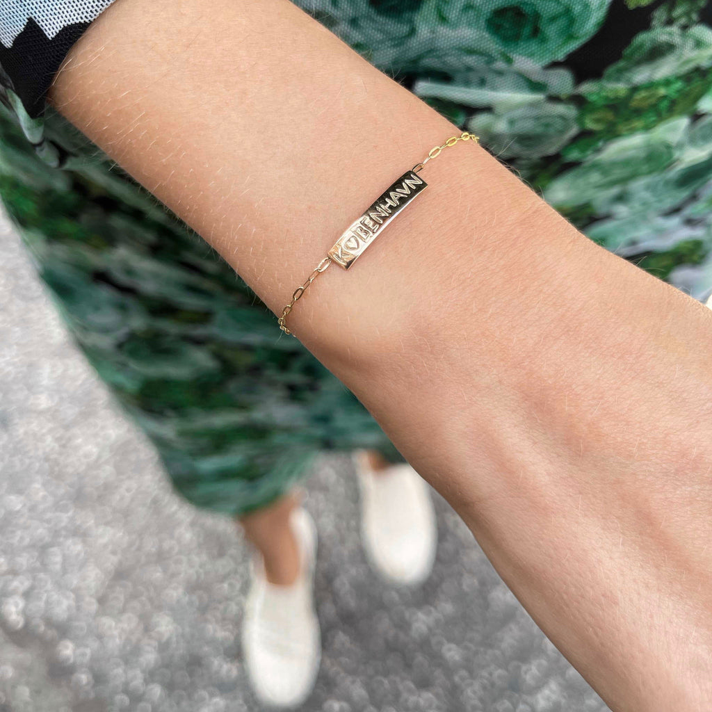 KØBENHAVN, København Bracelet, 9K