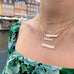KØBENHAVN, Letter Necklace, 9K