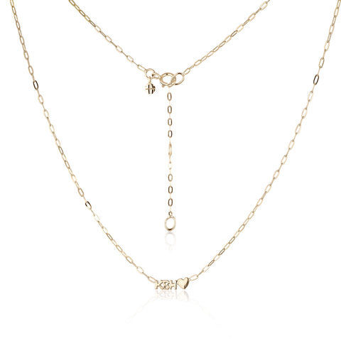 KØBENHAVN, Letter Necklace, 9K
