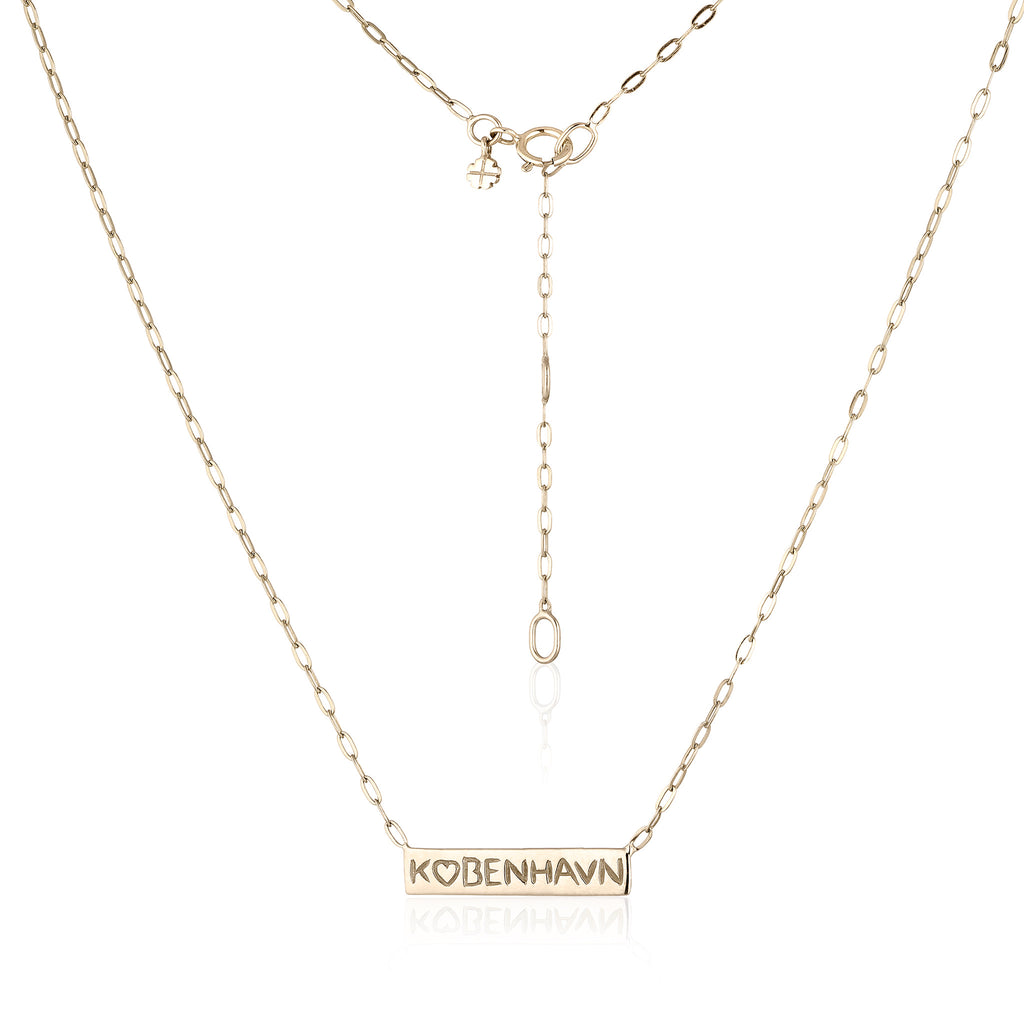 KØBENHAVN, København small Necklace, 9K