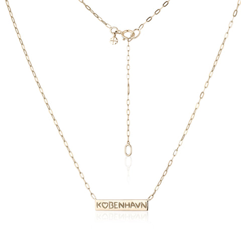 KØBENHAVN, København small Necklace, 9K