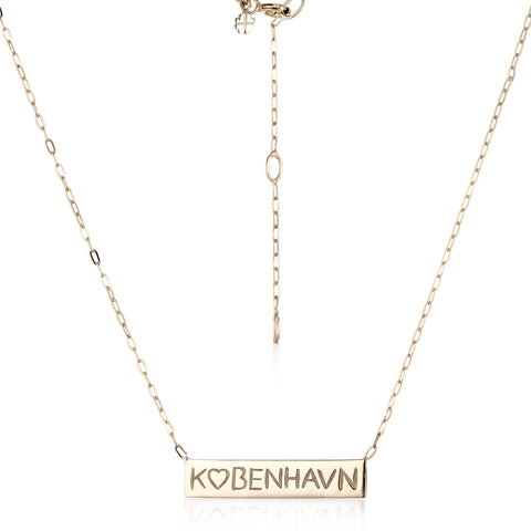 KØBENHAVN, København large Necklace, 9K