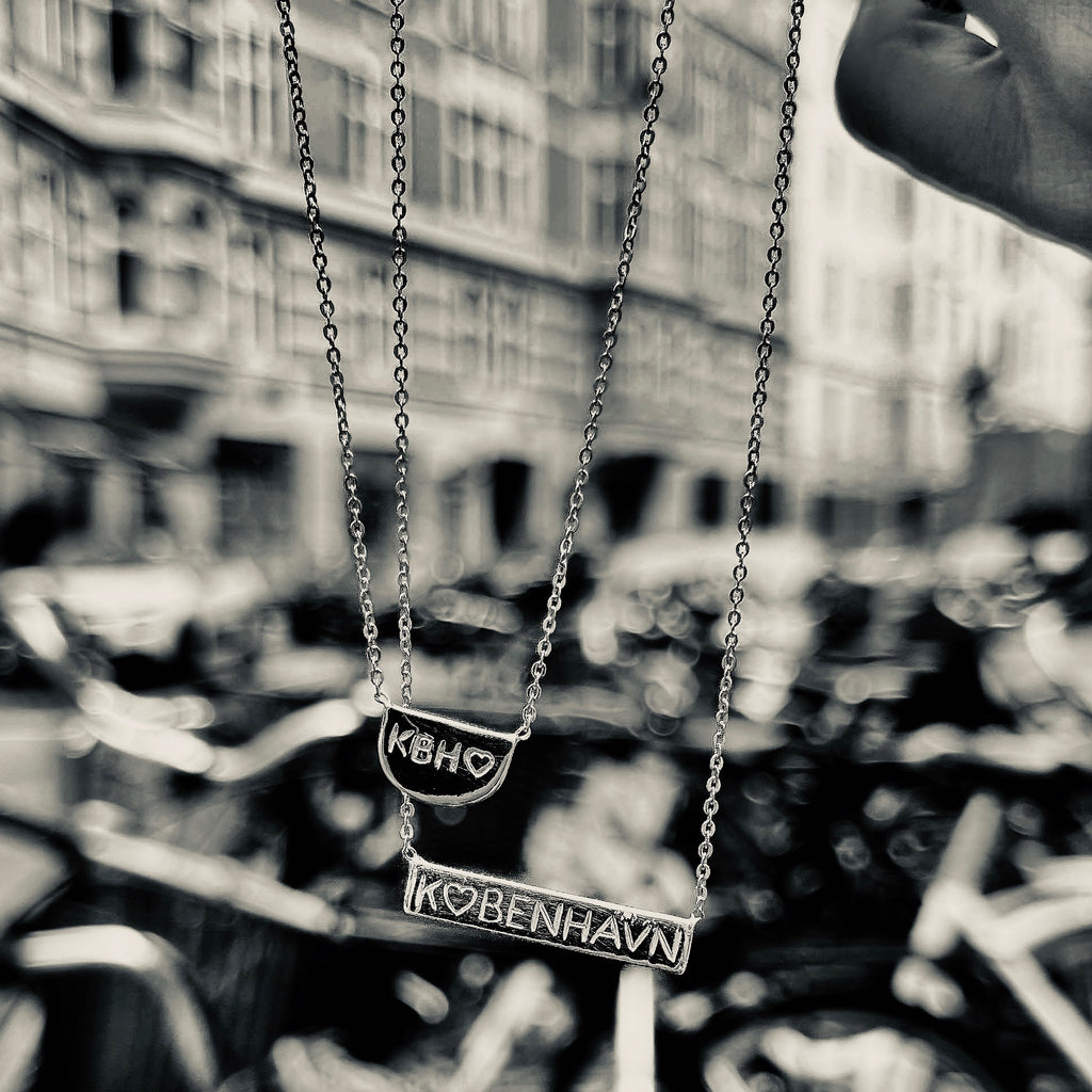 KØBENHAVN, KBH Necklace, Silver