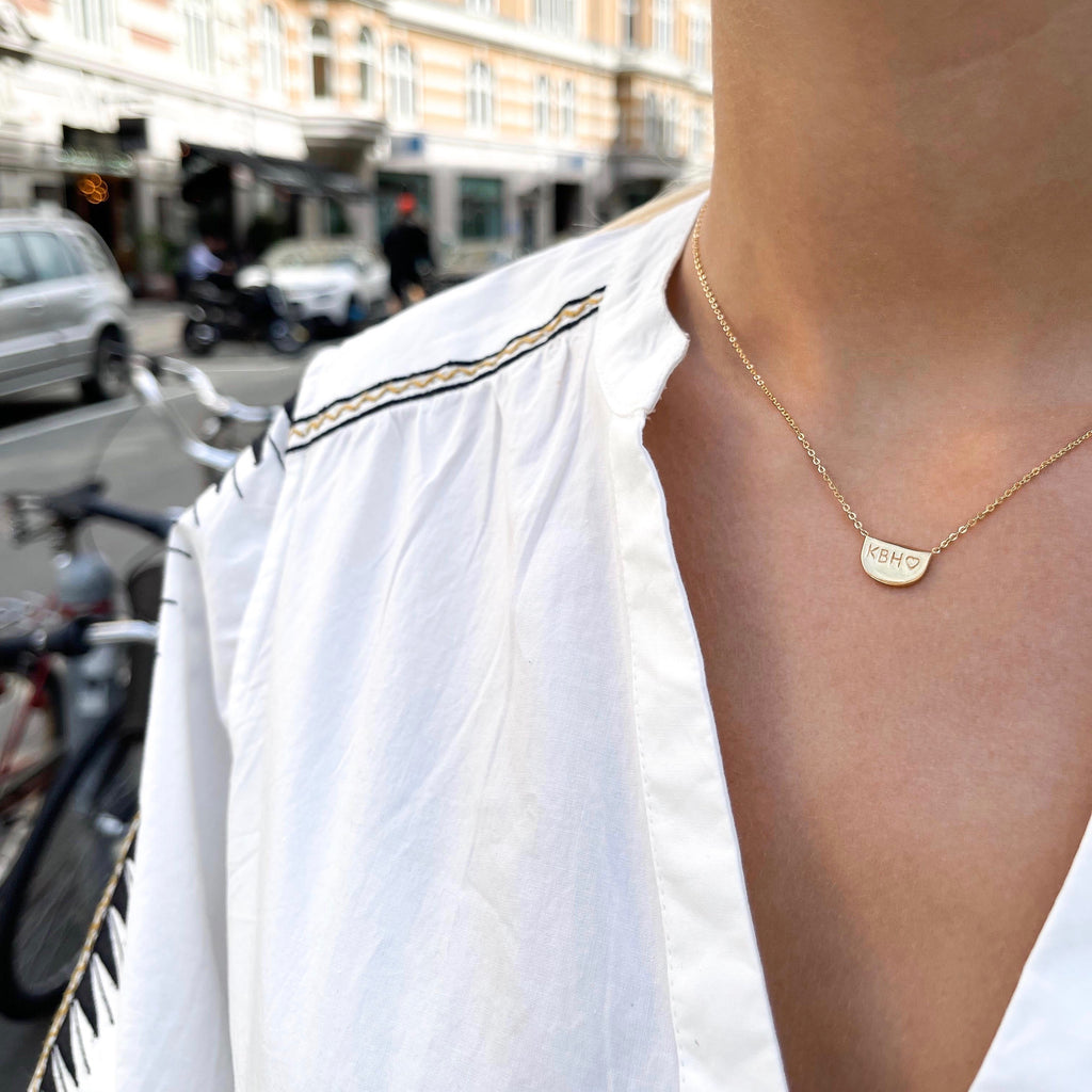 KØBENHAVN, KBH Necklace, Golden