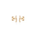 KALAHARI, Coccinia small stud, Gold/White