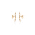 KALAHARI, Quiver stud, Gold/White