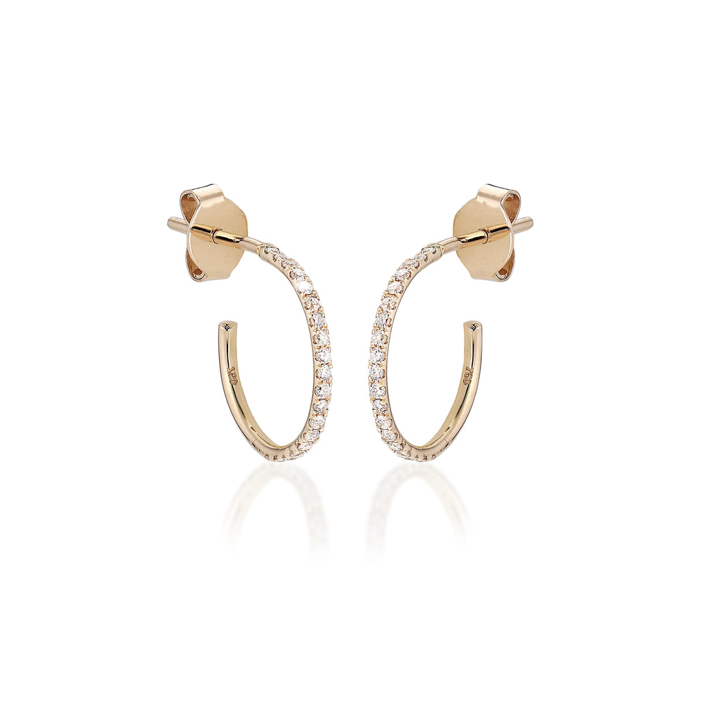 MARIN, Small Hoops 12mm, Gold