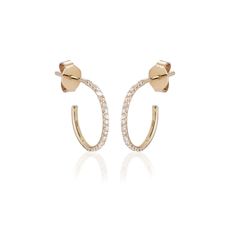 MARIN, Small Hoops 12mm, Gold