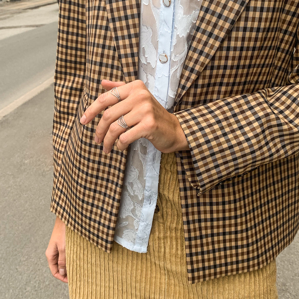 MARIN, Surf diamond ring, White/White