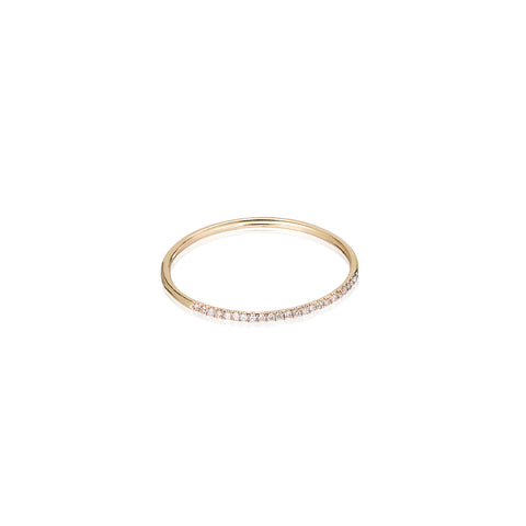 MARIN, Still diamond ring, Gold/White