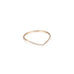 MARIN, Wave diamond ring, Gold/White