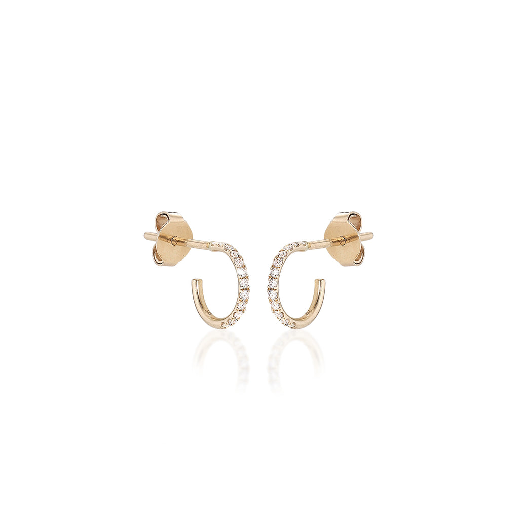 MARIN, Micro Hoops 8mm, Gold