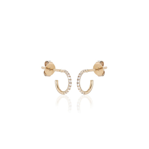 MARIN, Micro Hoops 8mm, Gold