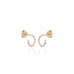 MARIN, Micro Hoops 8mm, Gold