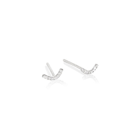 MARIN, Sweep stud, White/White