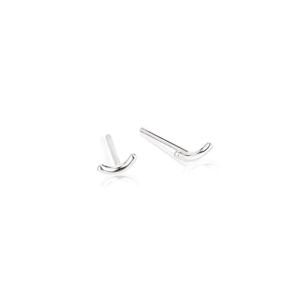 MARIN, Curve stud, White