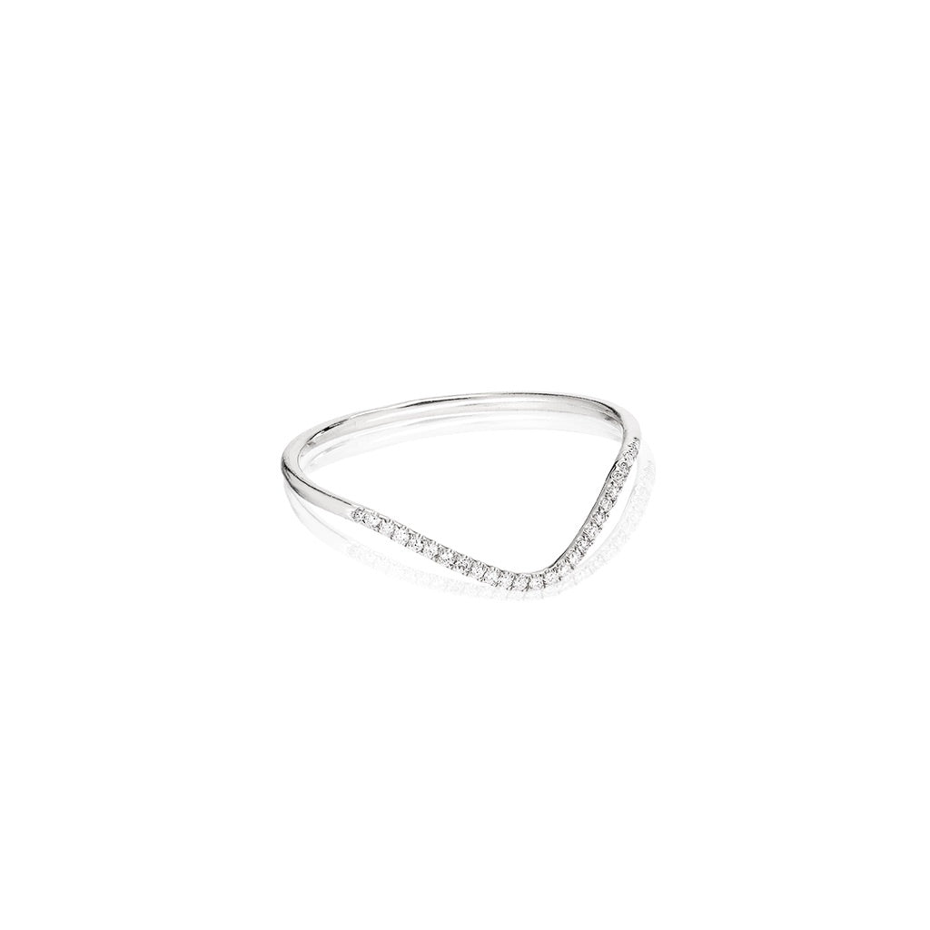 MARIN, Surf diamond ring, White/White
